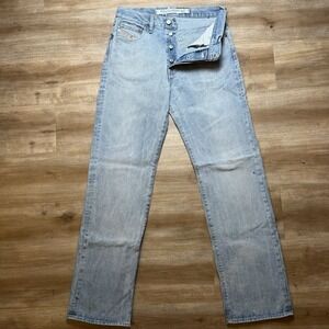 Vintage Diesel Kratt Jeans Men 32x34 Relaxed Straight Stone Wash Whiskered Y2K